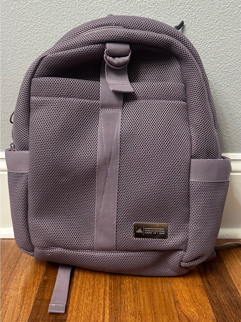 Adidas Women’s Purple VFA II Legacy Mesh Zip Pocket One Size Backpack
